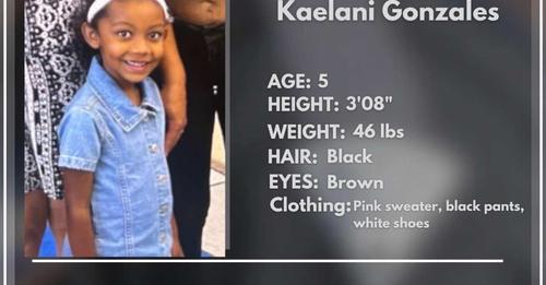 Kaelani Gonzales Missing: Albuquerque, NM Amber Alert, child, 4 abducted by grandmother Marianne Garnand