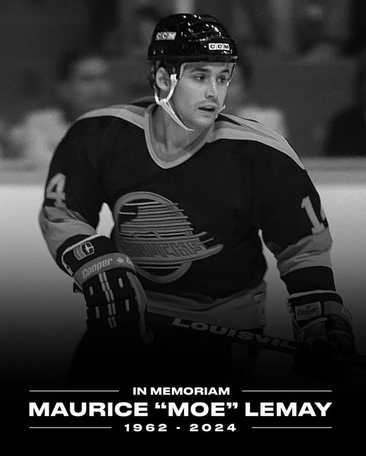 Canucks’ Alumni Moe Lemay has tragically passed away at the age of 62